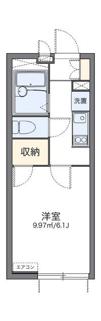 レオパレスセードル 間取り図