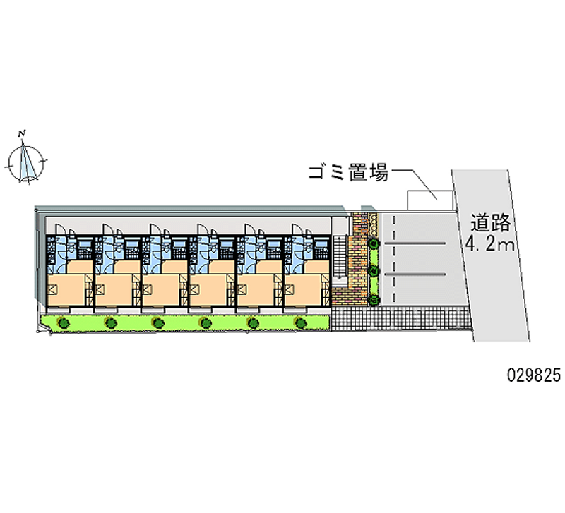 レオパレスＢｅｌｌ　Ｃｏｕｒｔ 区画図