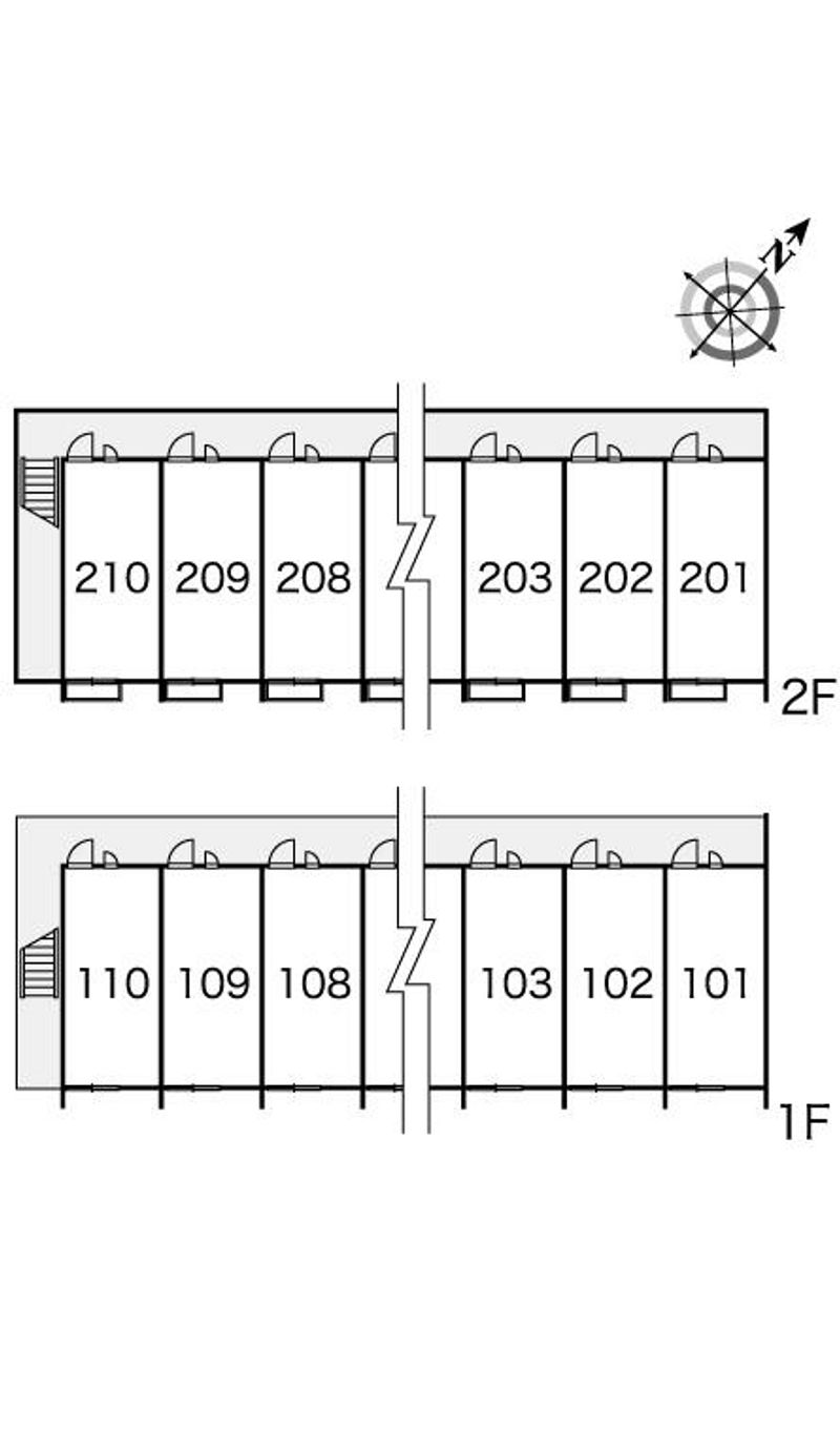 レオパレスサニーハウスうるまⅢ 間取り配置図