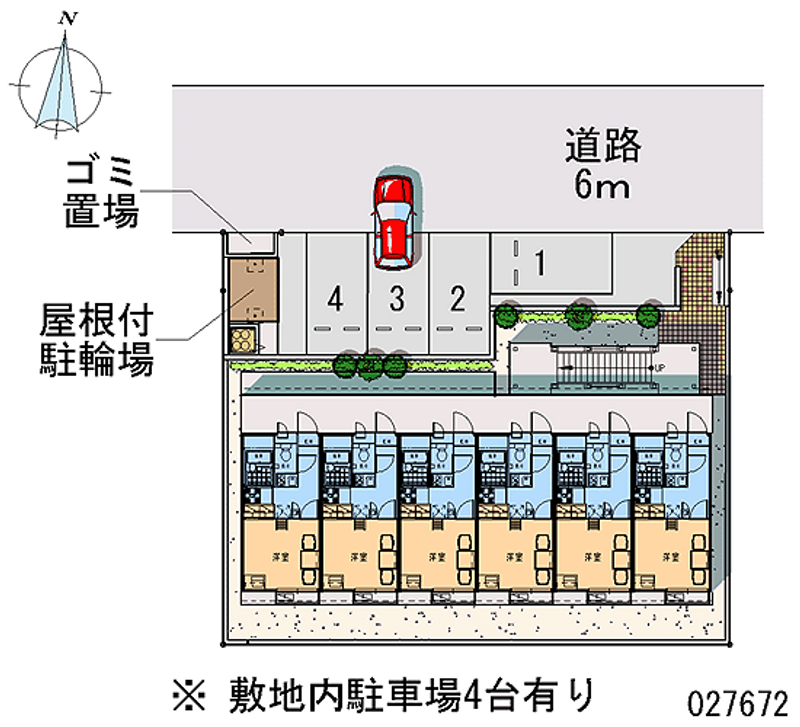 レオパレス船橋日大前 区画図
