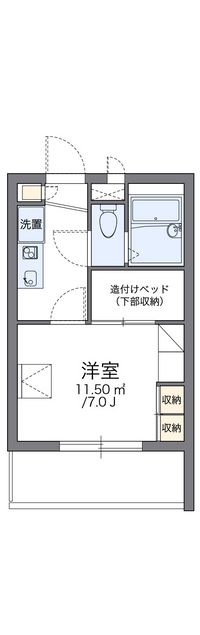 レオパレスリモーネⅡ 間取り図