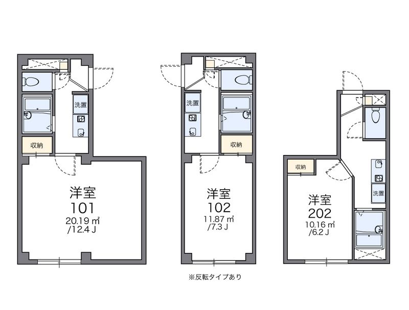 レオパレススターフィールド 間取図