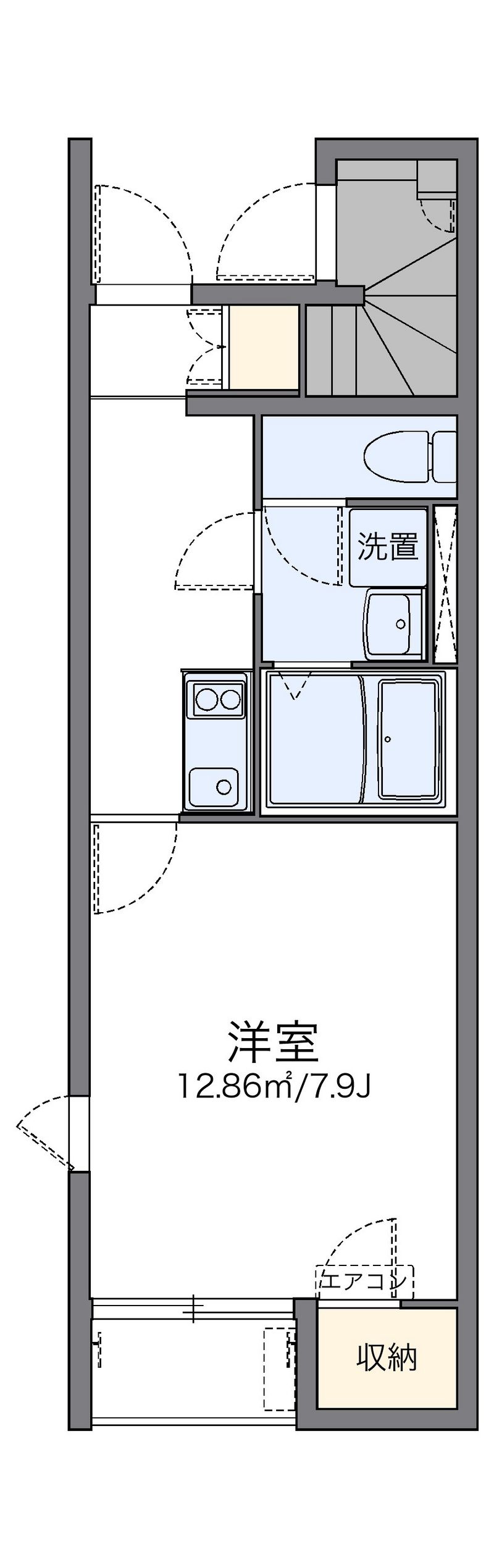 レオネクスト栗 間取図