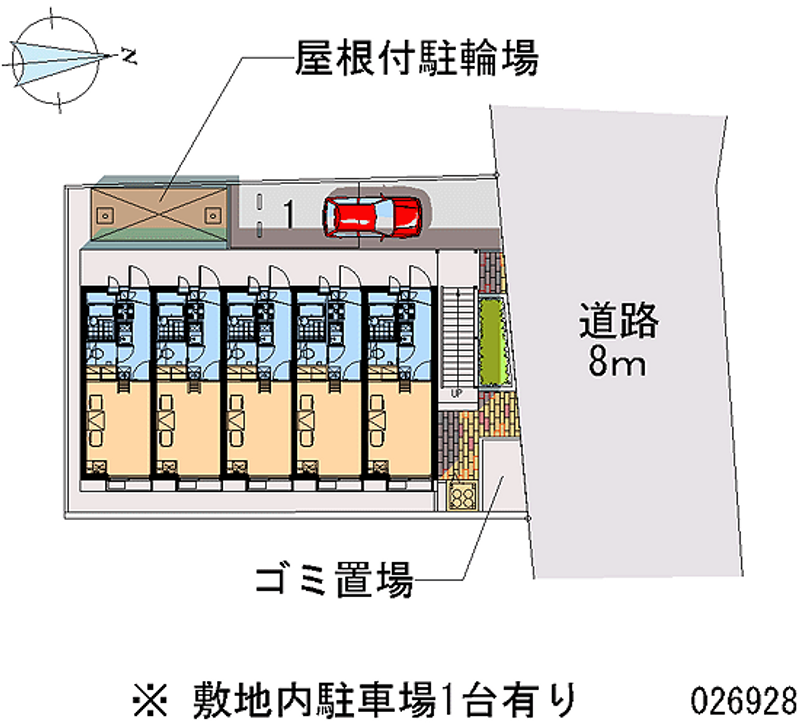レオパレス豊中南Ⅴ 区画図
