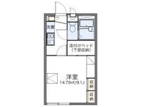 レオパレスピュアフル 間取り図