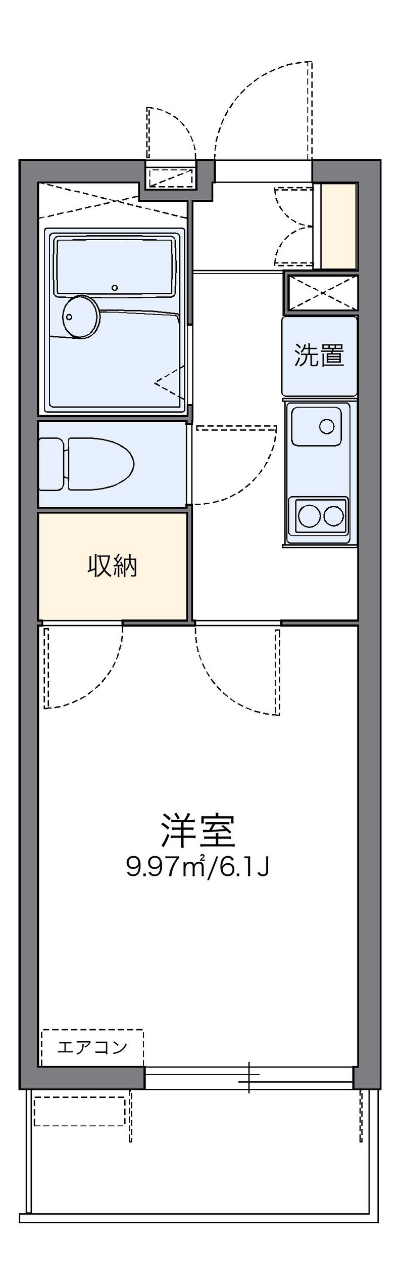 leopalace Tatsumi House Floor plan