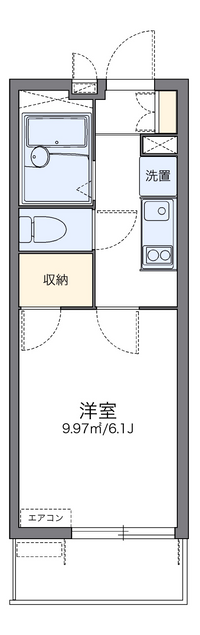 レオパレスタツミハウス 間取り図