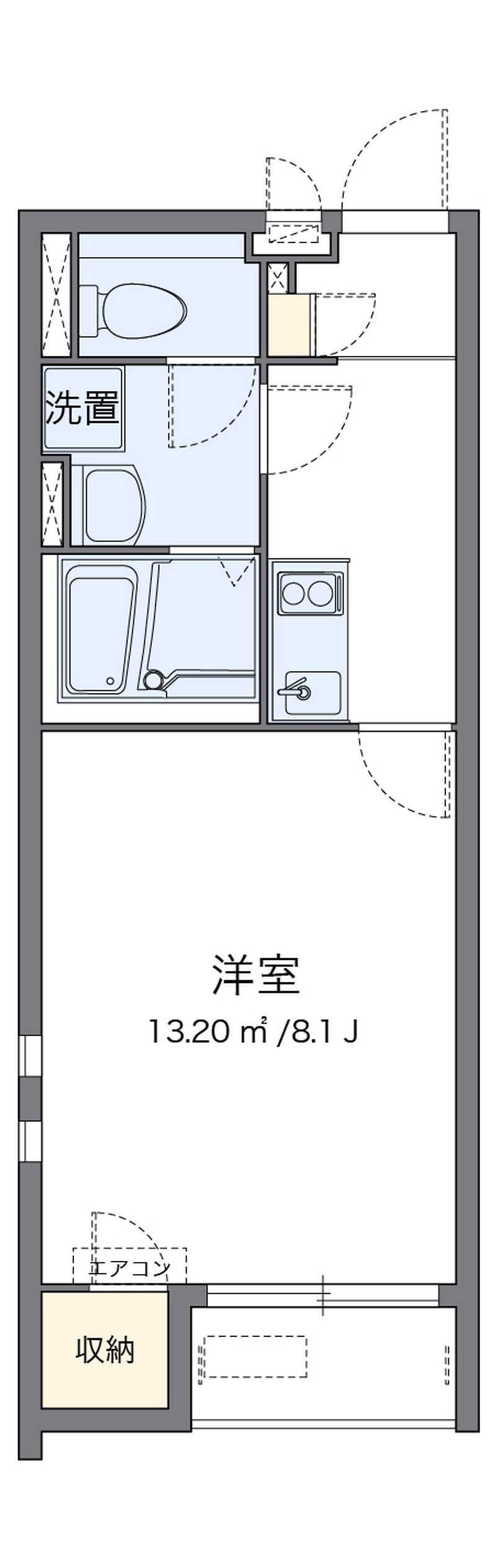 クレイノドミール城陽 間取図