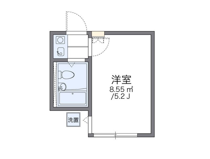 レオパレス中台第２ 間取図