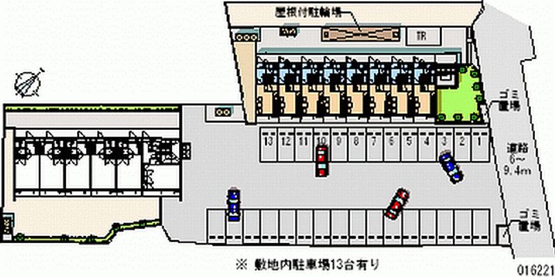 レオパレス不動塚Ⅱ 月極駐車場