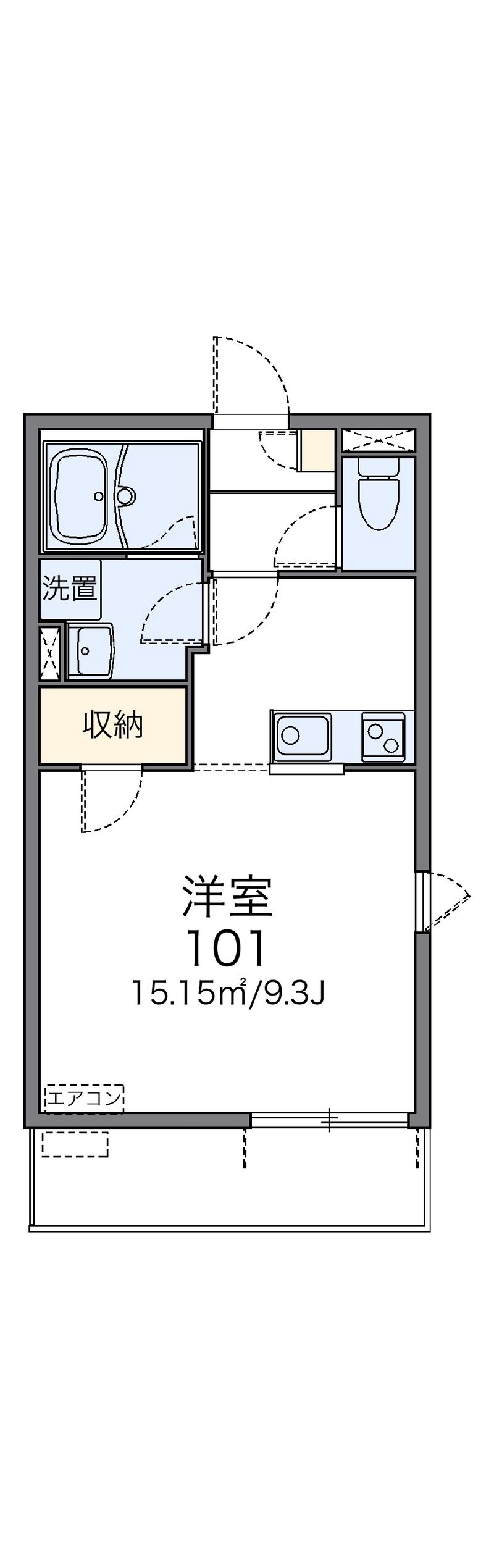 レオネクストマローネ 間取図