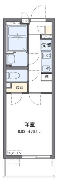 クレイノタウンコート　松江 間取り図