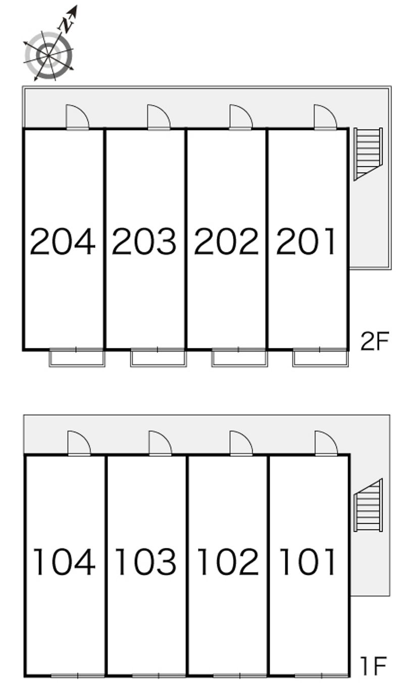 レオパレスＨ＆Ｍ 間取配置図