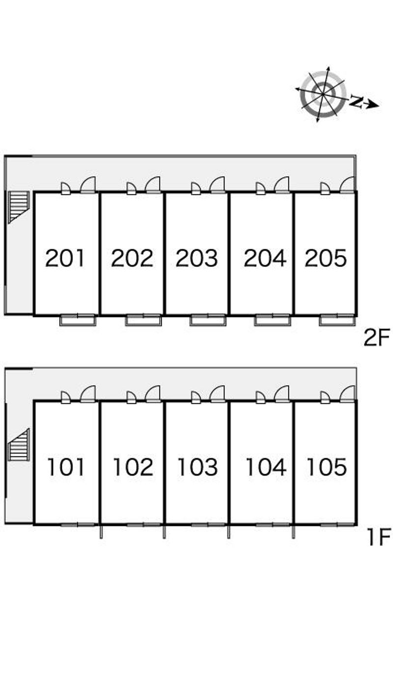 レオパレスファーム 間取り配置図