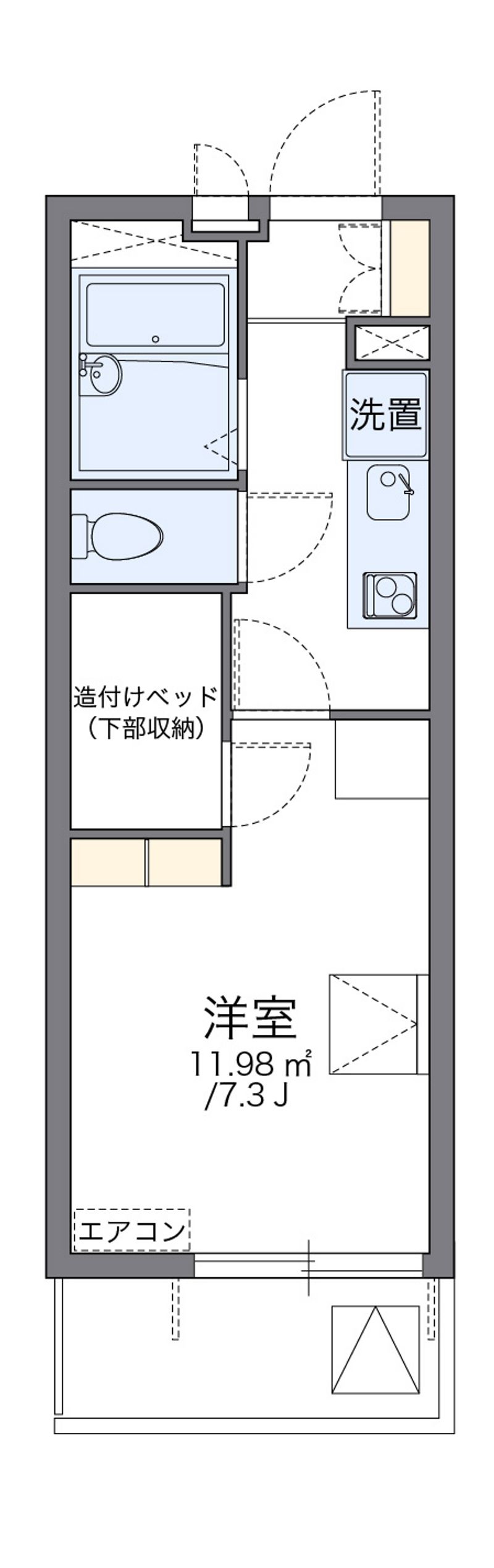レオパレスサンセリテ 間取り