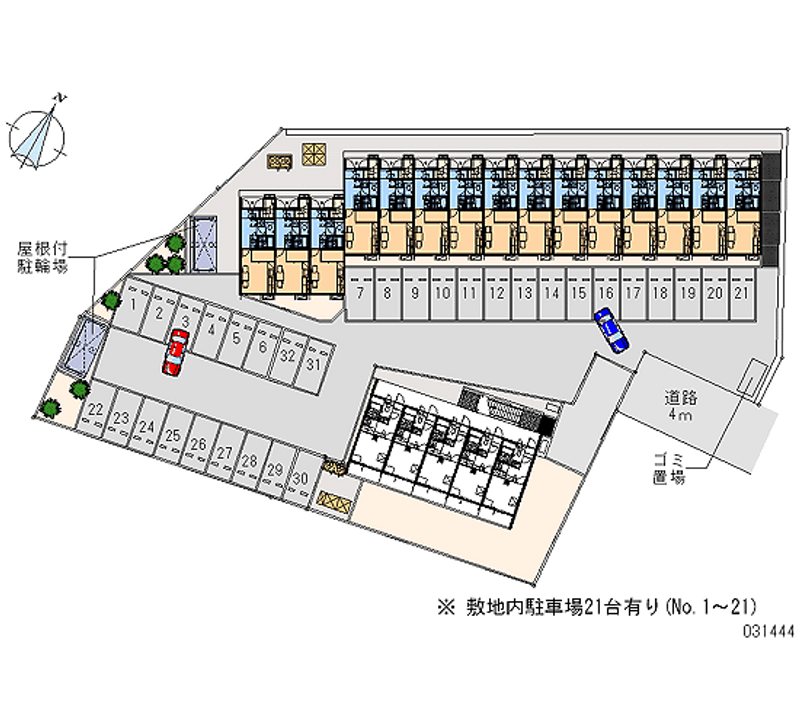 レオパレス第２仙北駅前 月極駐車場