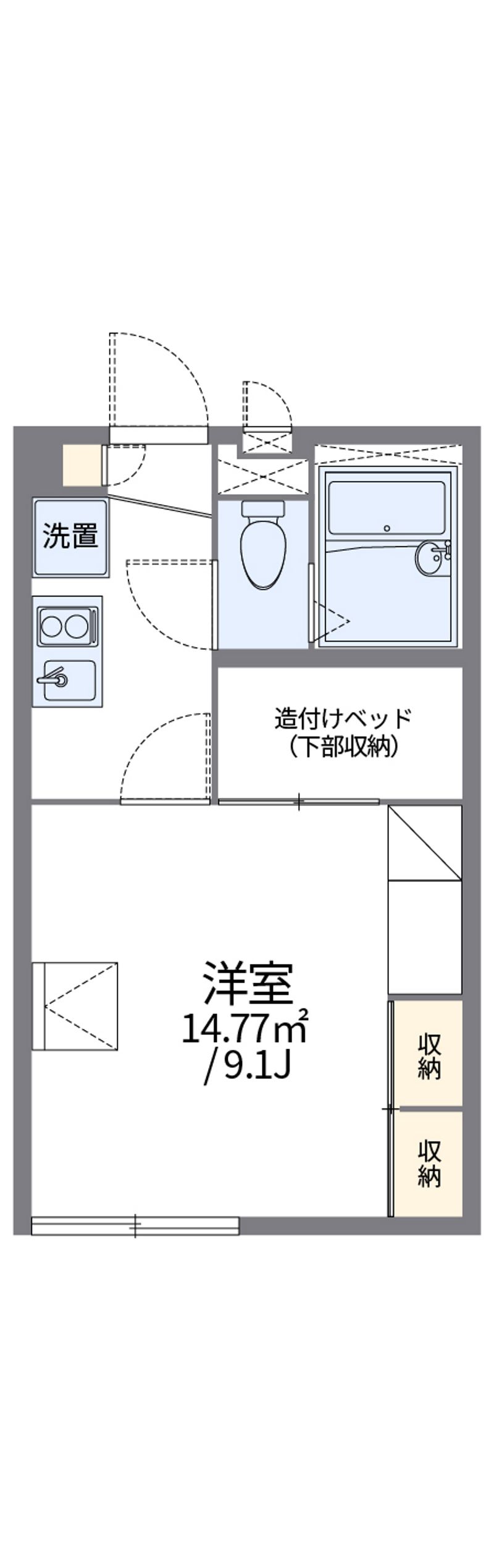 レオパレス隆 間取図