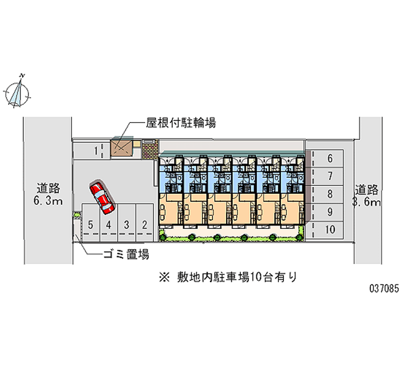 37085 Monthly parking lot