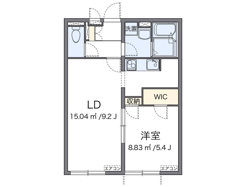 クレイノ桜山 間取り