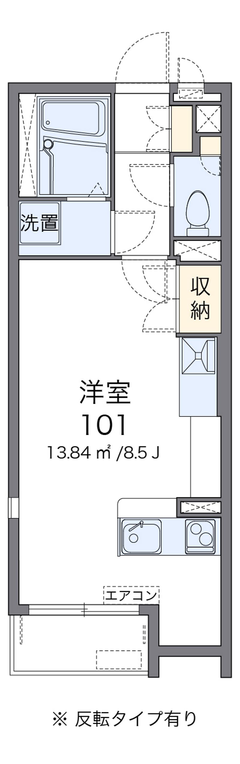 ミランダストーンイエロー加古川 間取図