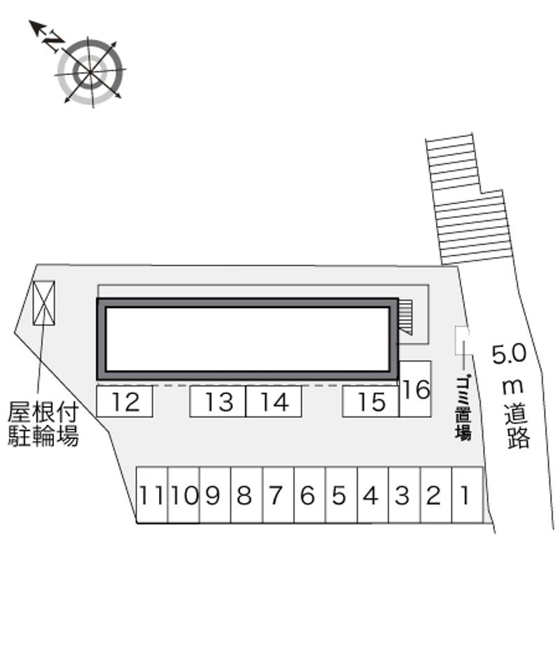 レオパレス花陽 配置図