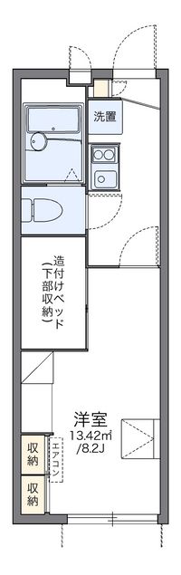 レオパレスよほろ 間取り図