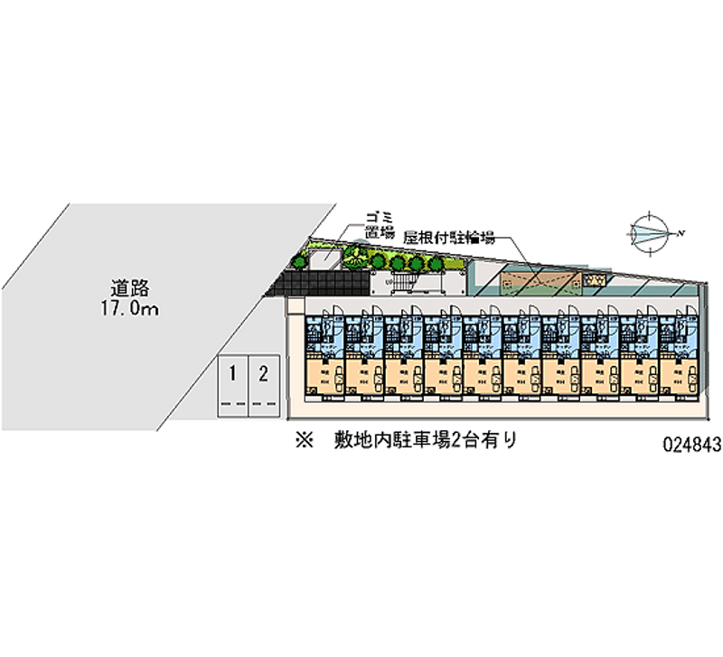 レオパレスＶｏｙａｇｅ１ 区画図