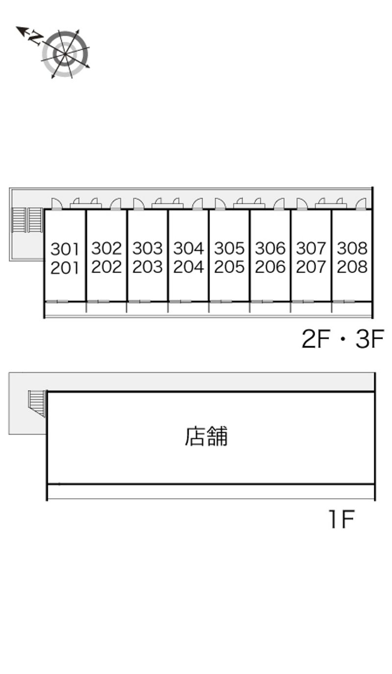 レオパレスＫ’ｓⅡ 間取配置図