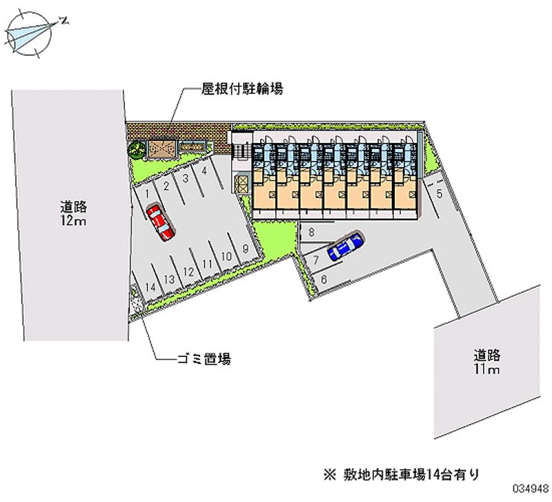 34948 Monthly parking lot