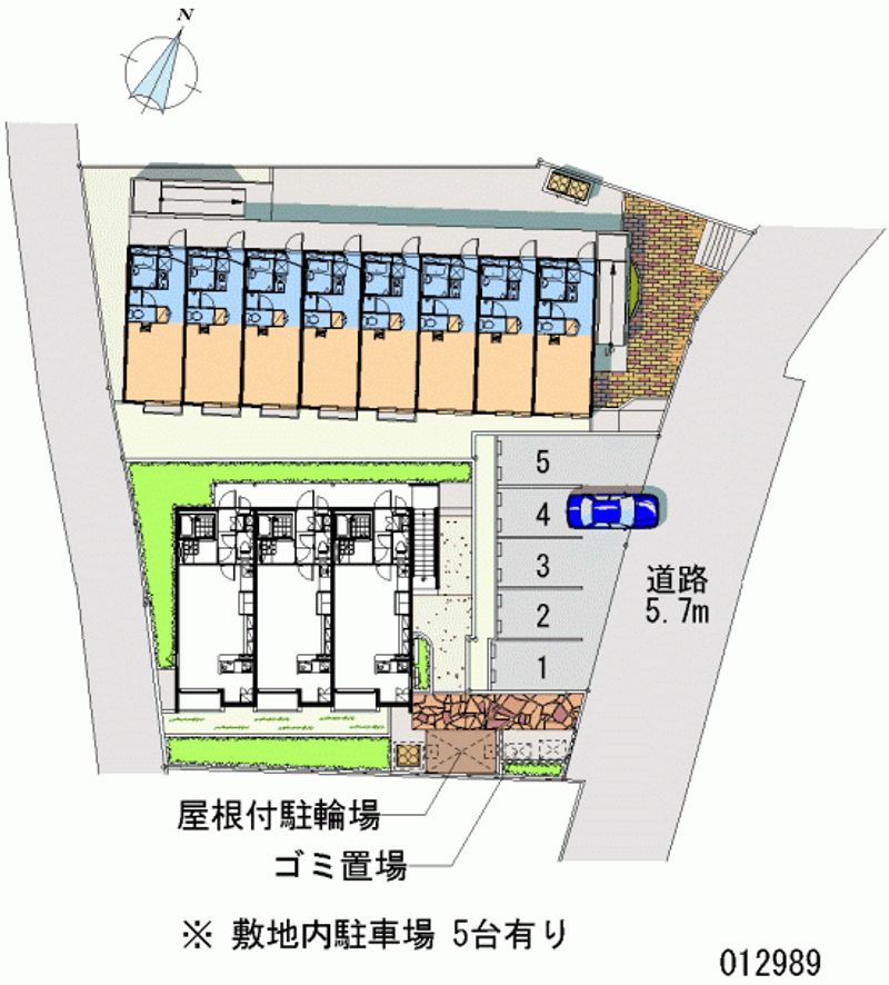 レオパレスＫＳＰＩＲＩＴ 区画図
