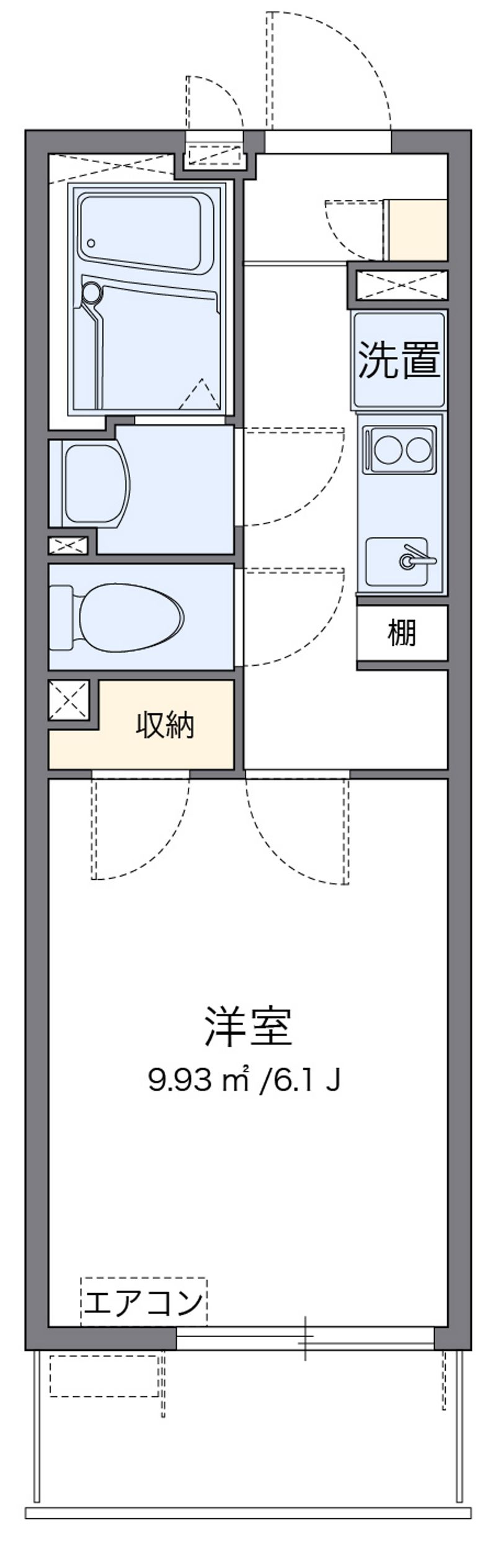 クレイノＣＯＭＦＯＲＴ　Ｓ 間取図