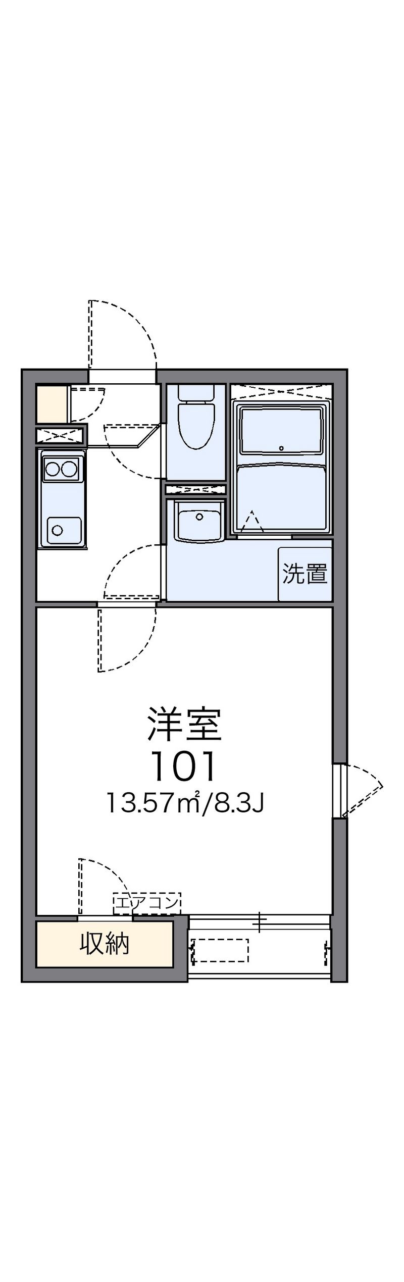 レオネクストライフ上沢 間取図