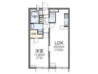レオパレスエスポワールさくら 間取図