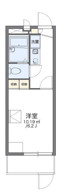 レオパレス加美 間取り図