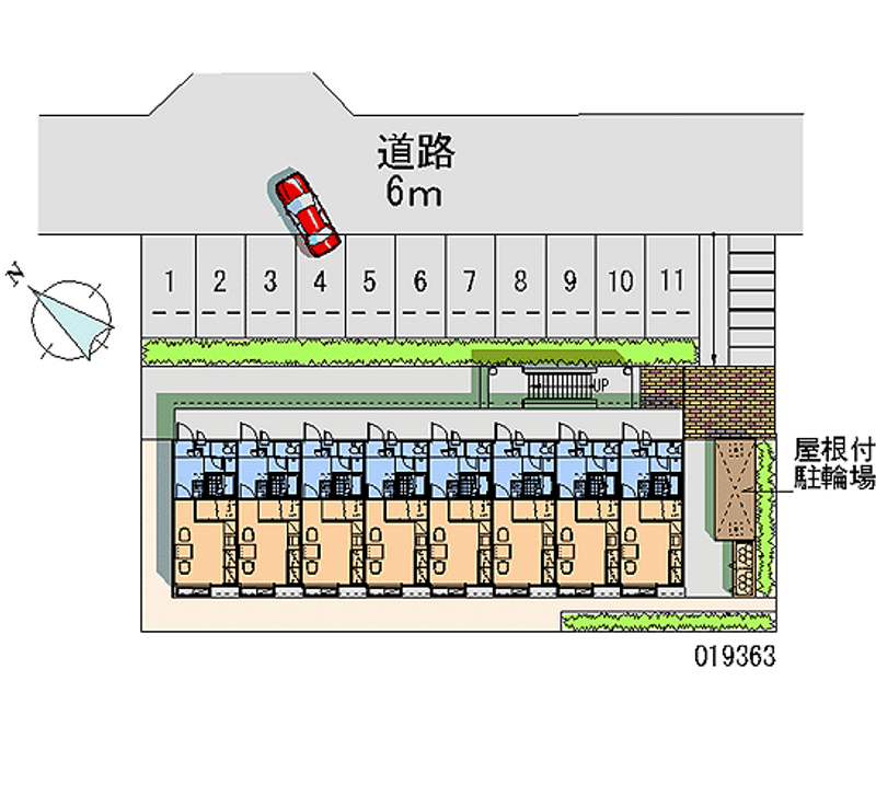 レオパレスファームガーデン 月極駐車場