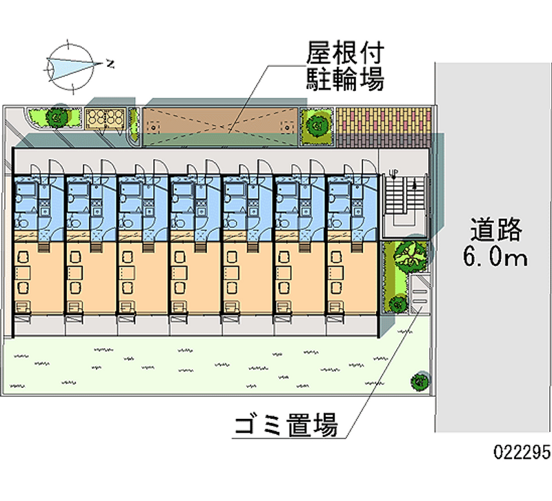 レオパレスセジュール野江 区画図