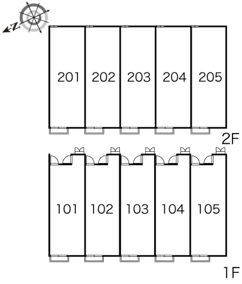 レオパレス煌 間取り配置図