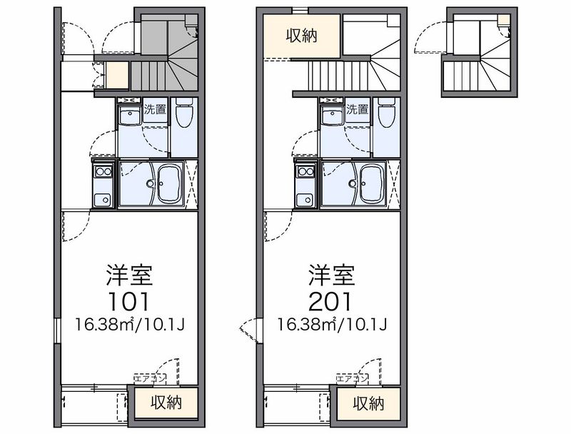 レオネクストパインルージュ立石 間取図