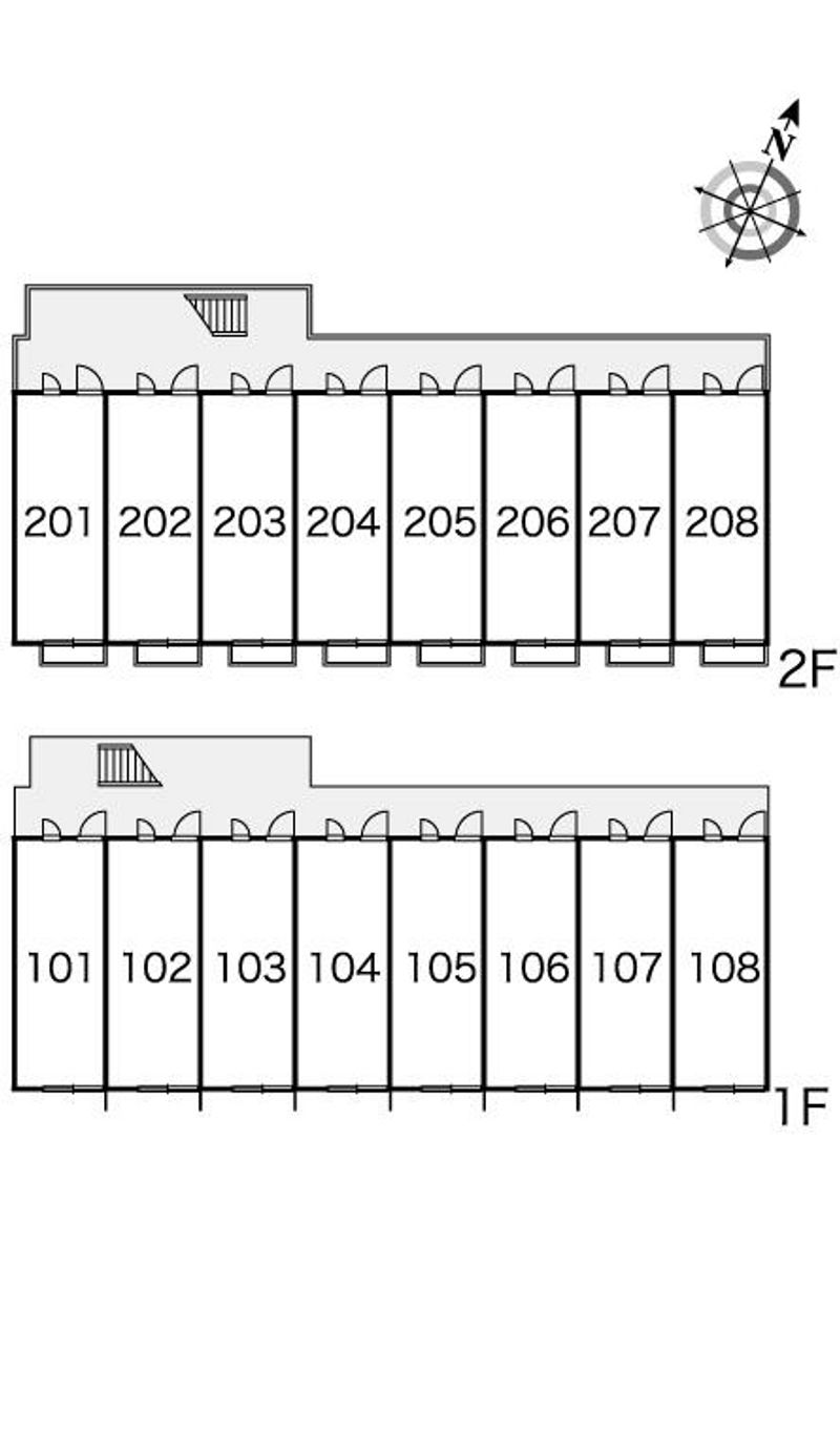 レオパレススリザリン 間取配置図
