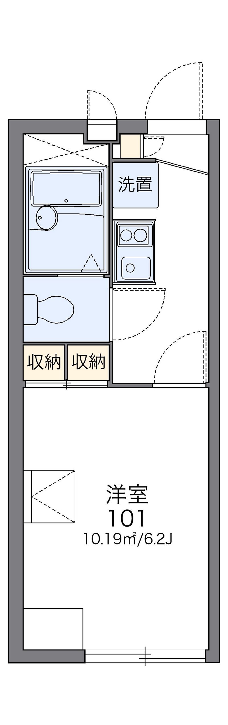 レオパレスＭＯＲＥ 間取図
