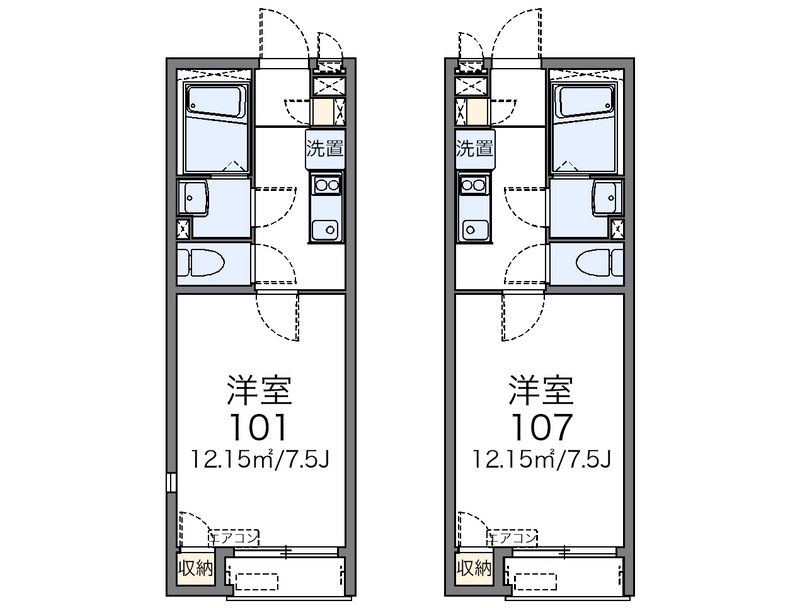 レオネクストアイランド　パレス 間取図