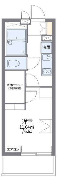 レオパレス洛 間取り図