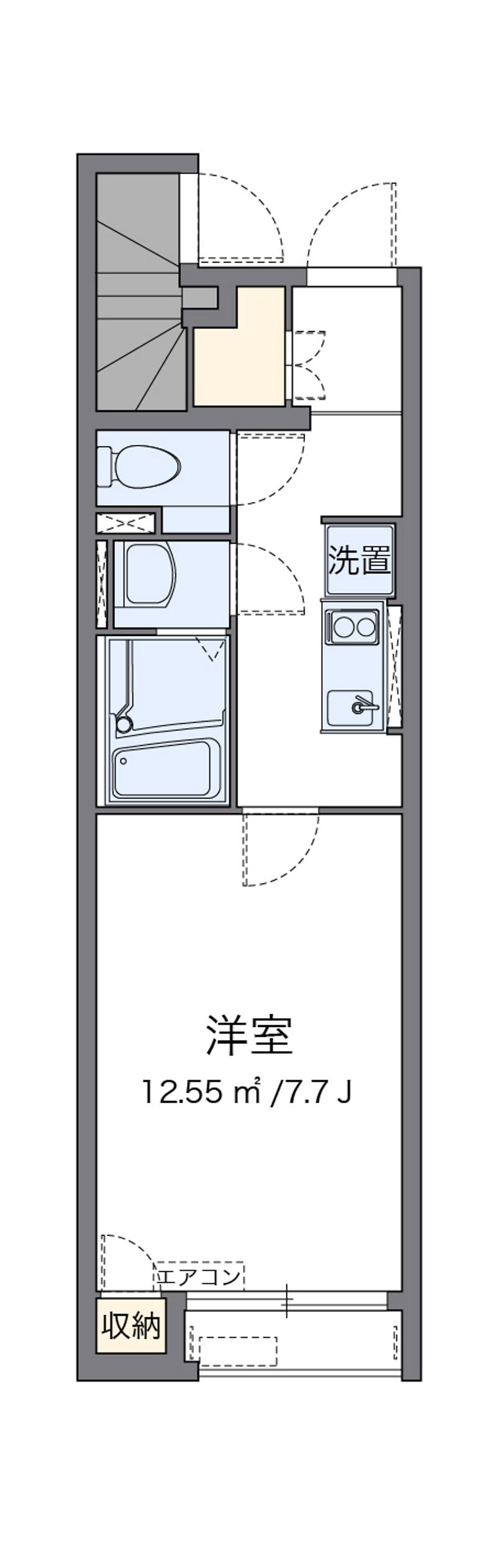 クレイノＭＩＺＵＮＯⅡ 間取図