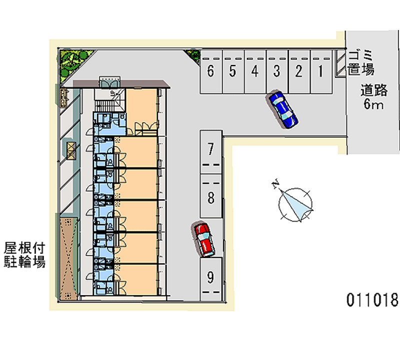 レオパレスピア 月極駐車場