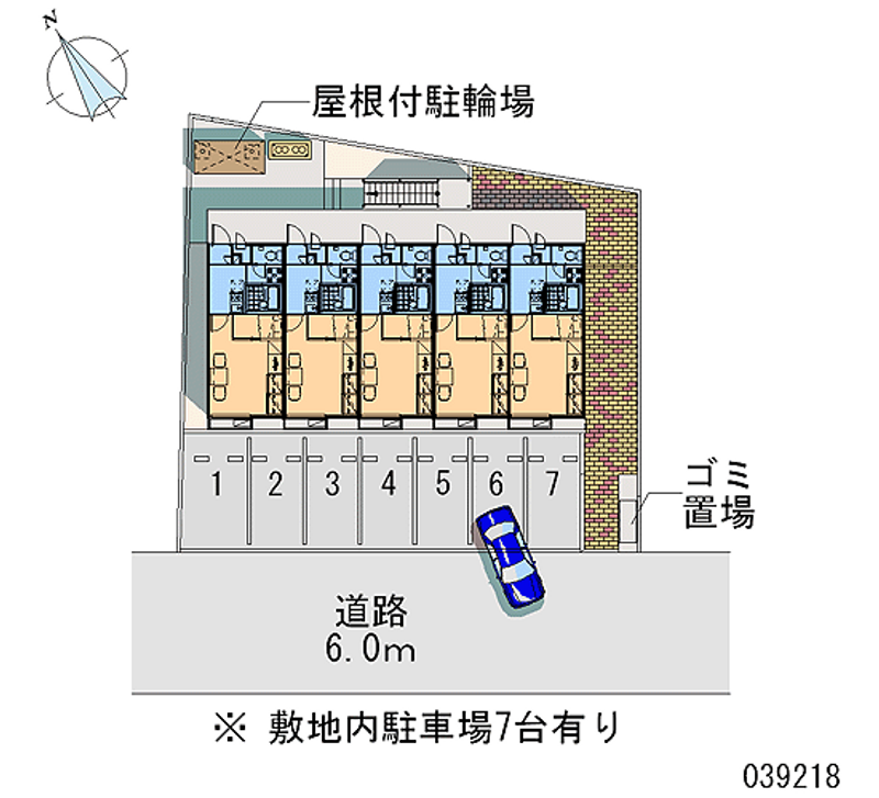 レオパレス山王パーク 区画図