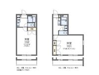 レオパレスメゾン 間取り図