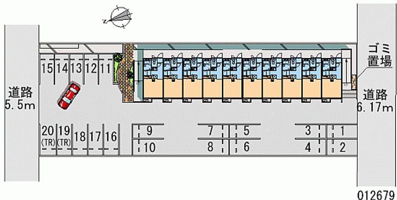 12679 Monthly parking lot