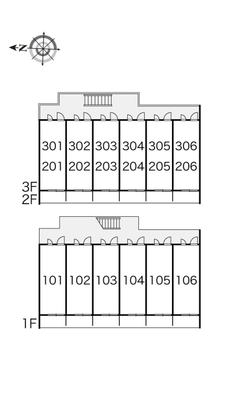 レオパレスサニーコート 間取配置図