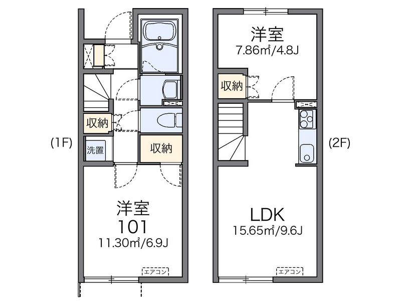 レオネクスト富士見が丘 間取図