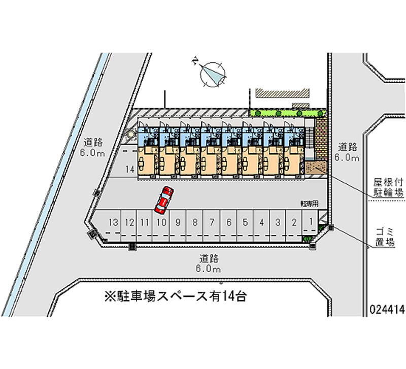 レオパレスｎａｏ 月極駐車場